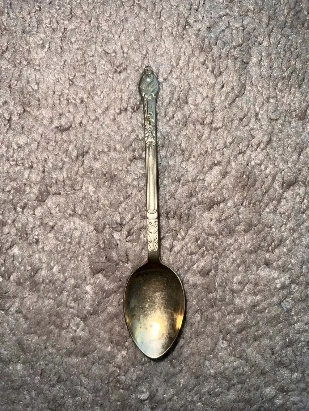 Vintage EPNS Silver Plated Souvenir Spoon with Monk/Friar Figural Finial